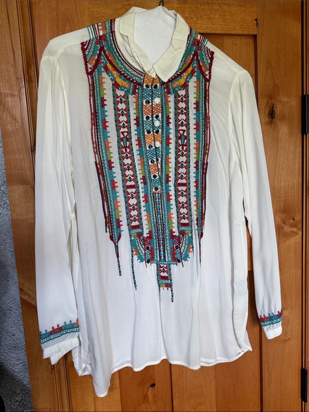 Biya Johnny Was Embroidered Top